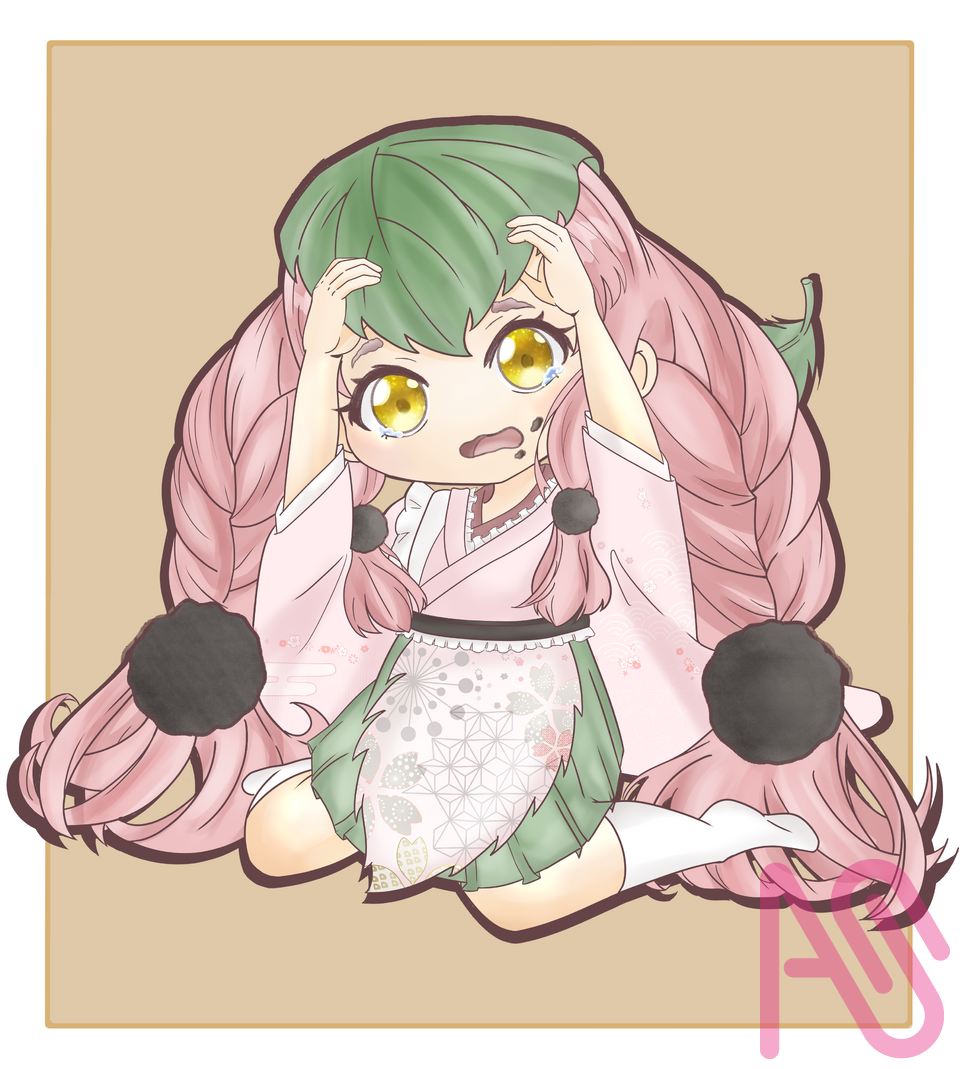 桜餅の擬人化 甘楽 - Illustrations ART street