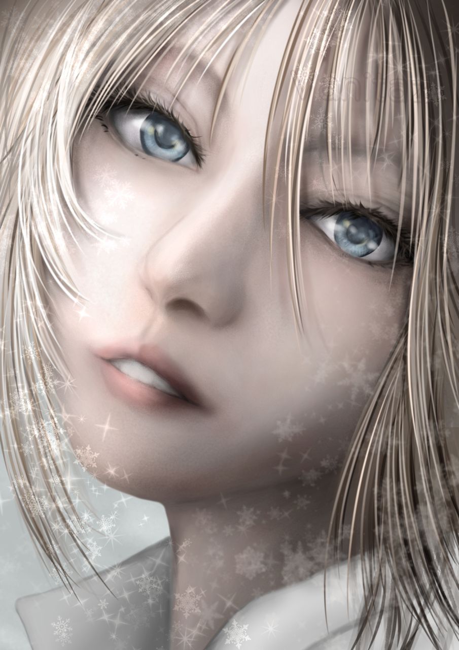 Premium snow Illust of ｳﾞｧﾆﾀｽﾞ-Vanitaz girl 描いてみた illustration 美少女 NFT