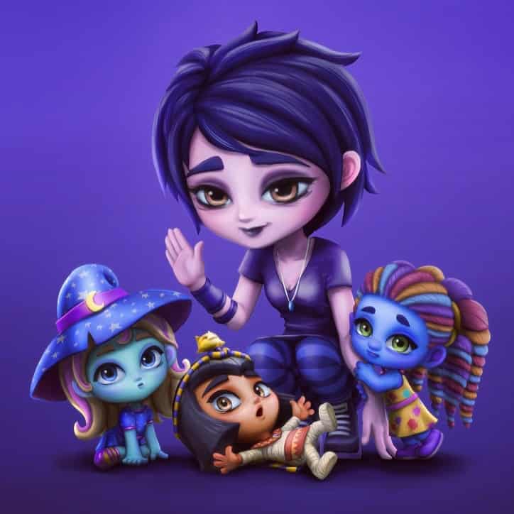 スーパーモンスターズ りおろ イラスト Art Street アートストリート