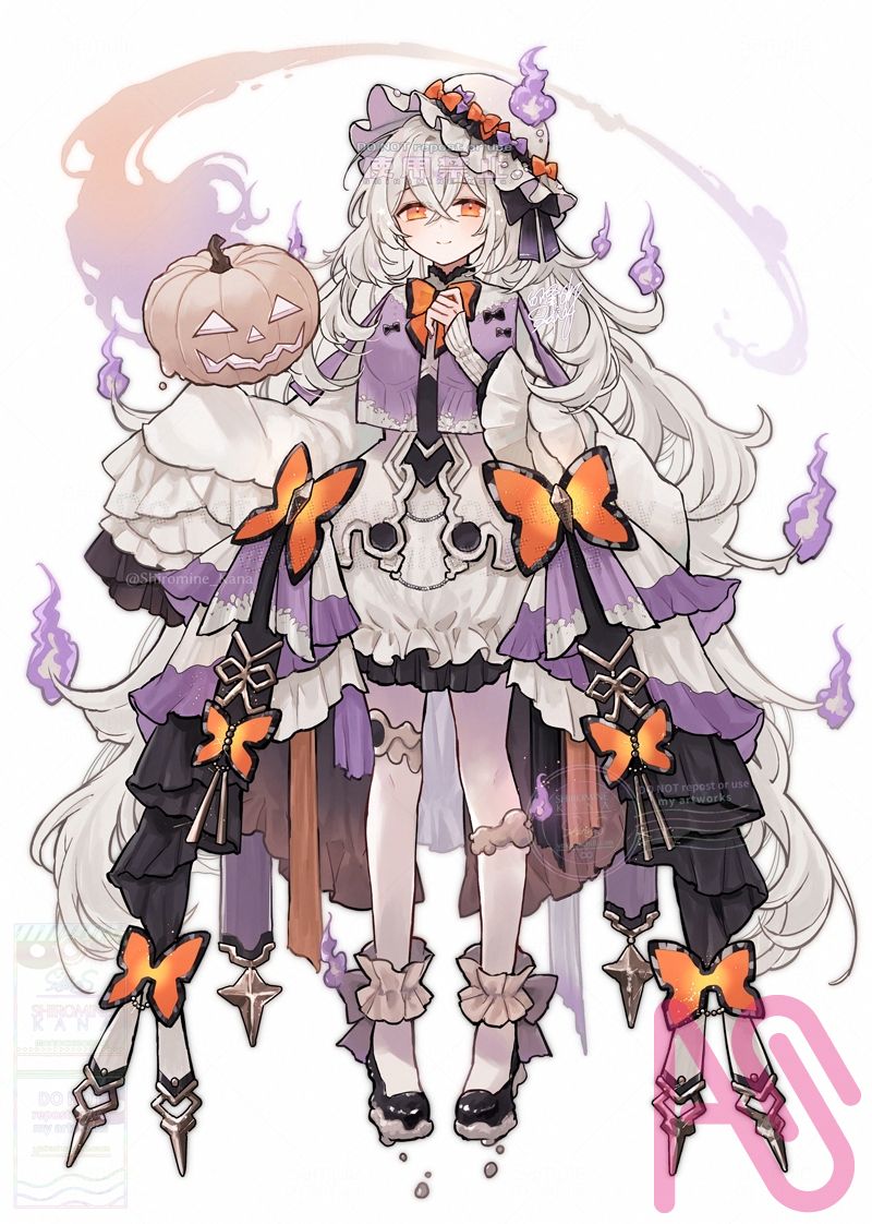 蝋の魔女 ハロウィン衣装 Illust of 白峰かな girl original oc