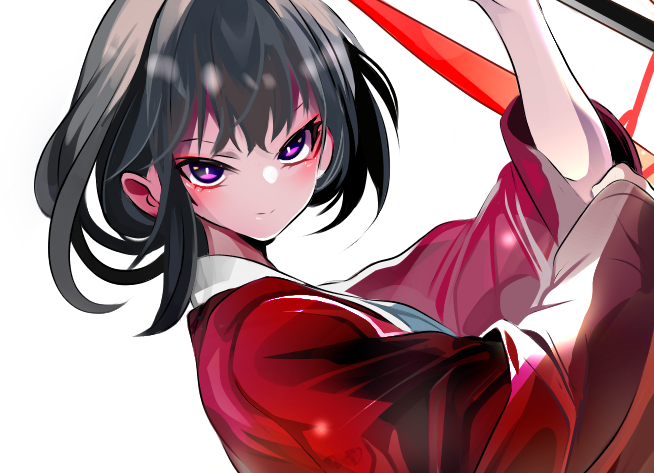 Priestess Illust of Syaori girl fanart anime original digital medibang color arte sacerdotisa