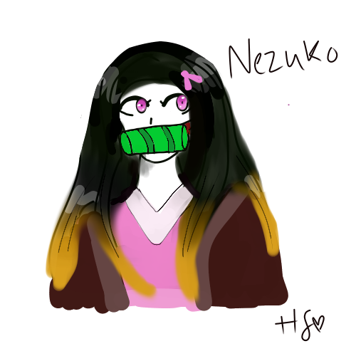 NezukoChan Hanako Illustrations ART street