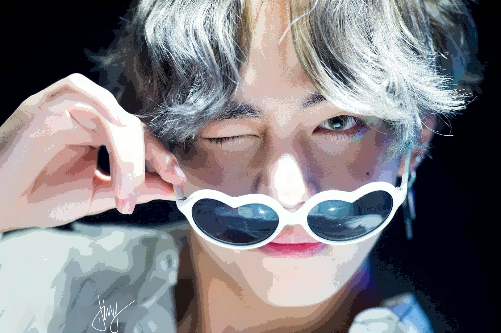 BTS  IMAGE FLAG ［V］ BTS V 