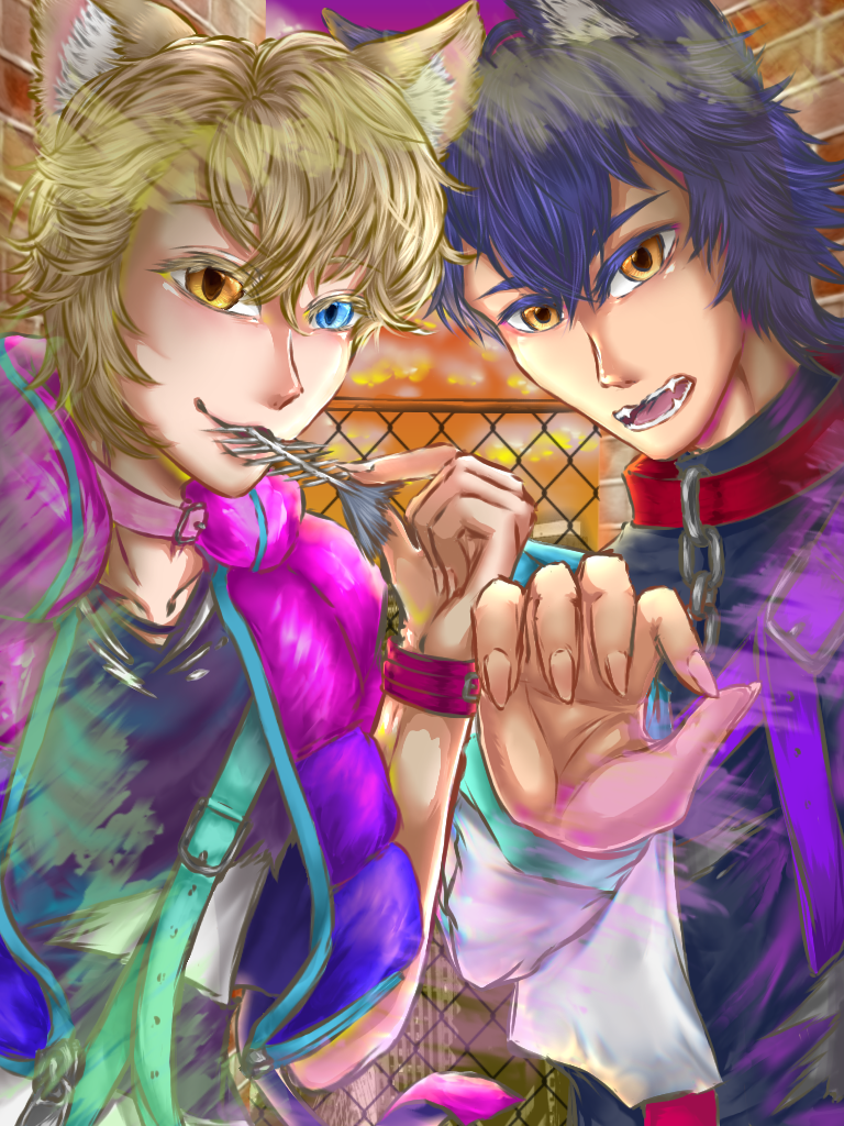 野良貓と犬 雪影淚 插图art Street