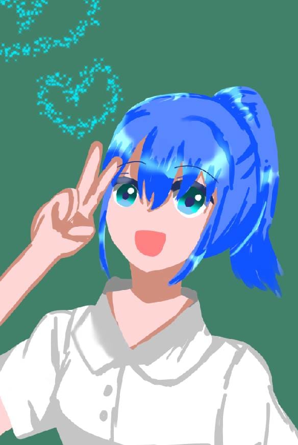 イエーイ アカ イラスト Art Street アートストリート