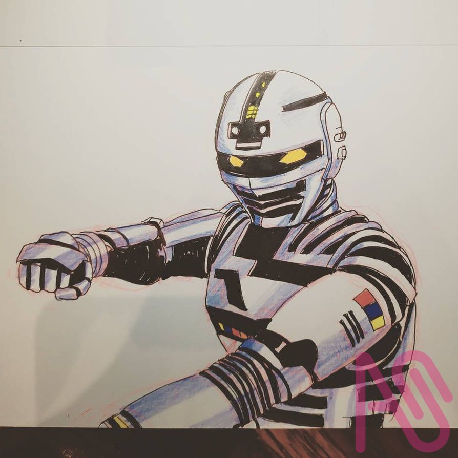 Tokusatsu Heroes Illust of Adhi Trahono mecha tokusatsu analog tokusatsufanart AnalogDrawing