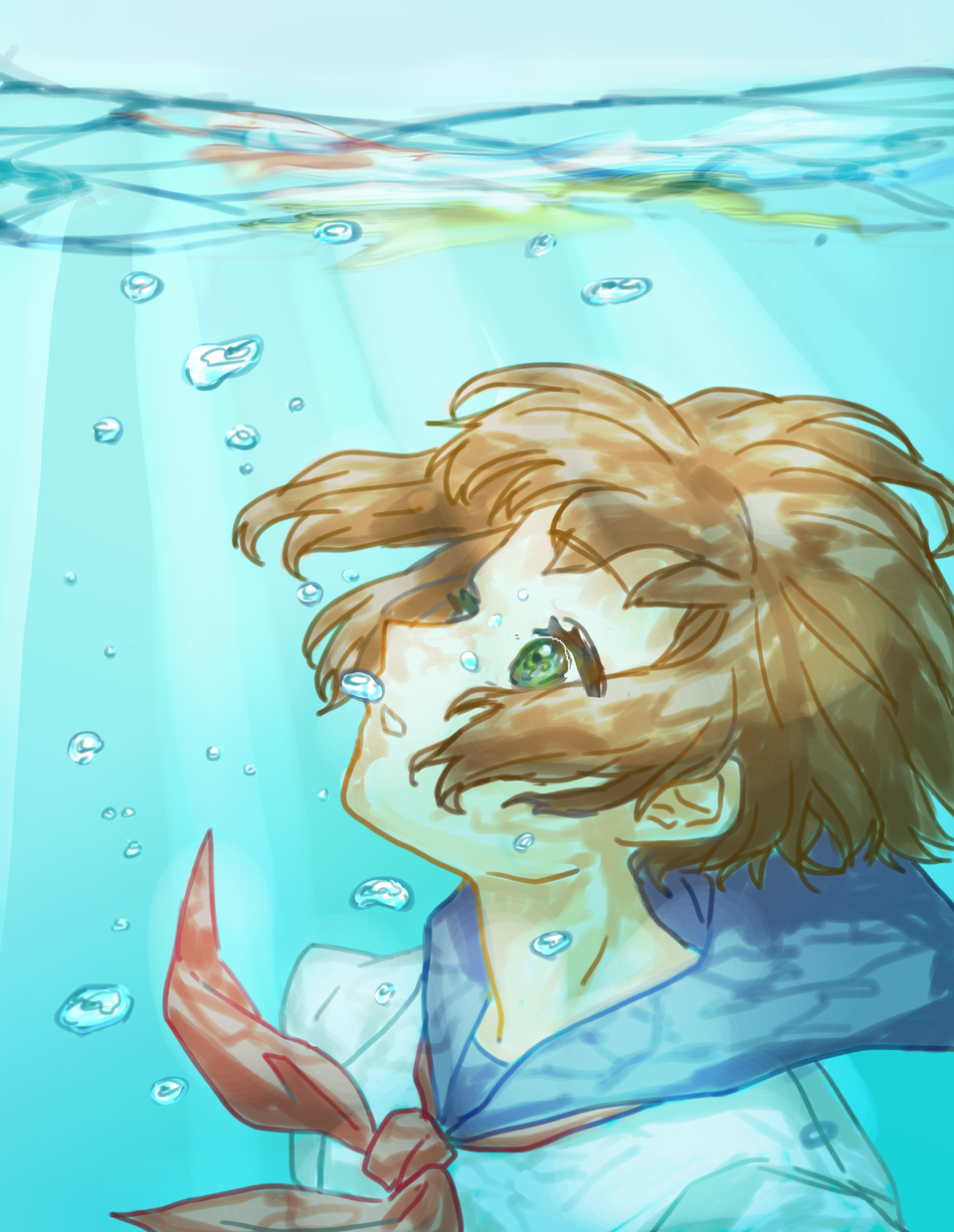 水中 ふにゃ イラスト Art Street アートストリート