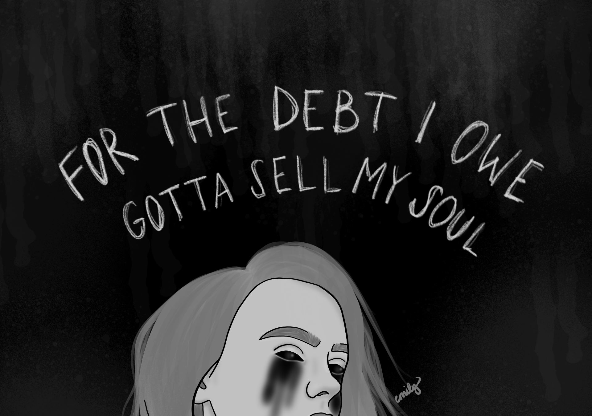 bury a friend EmilyIsntOk Illustrations ART street