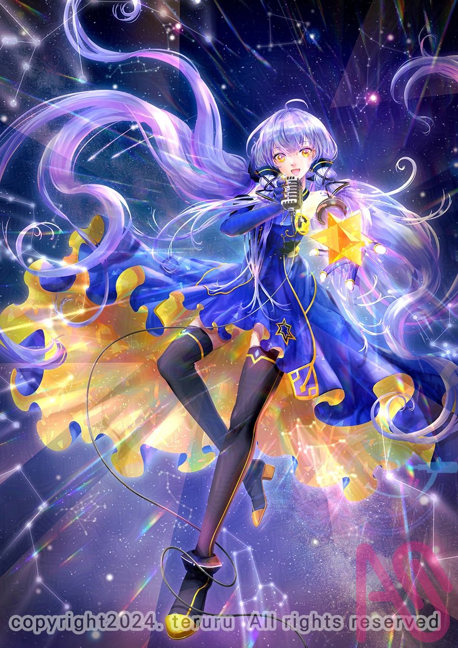 Stardust Illust of teruru girl VOCALOID starry_sky 星尘 Stardust Stardustvocaloid vocaloidfanart