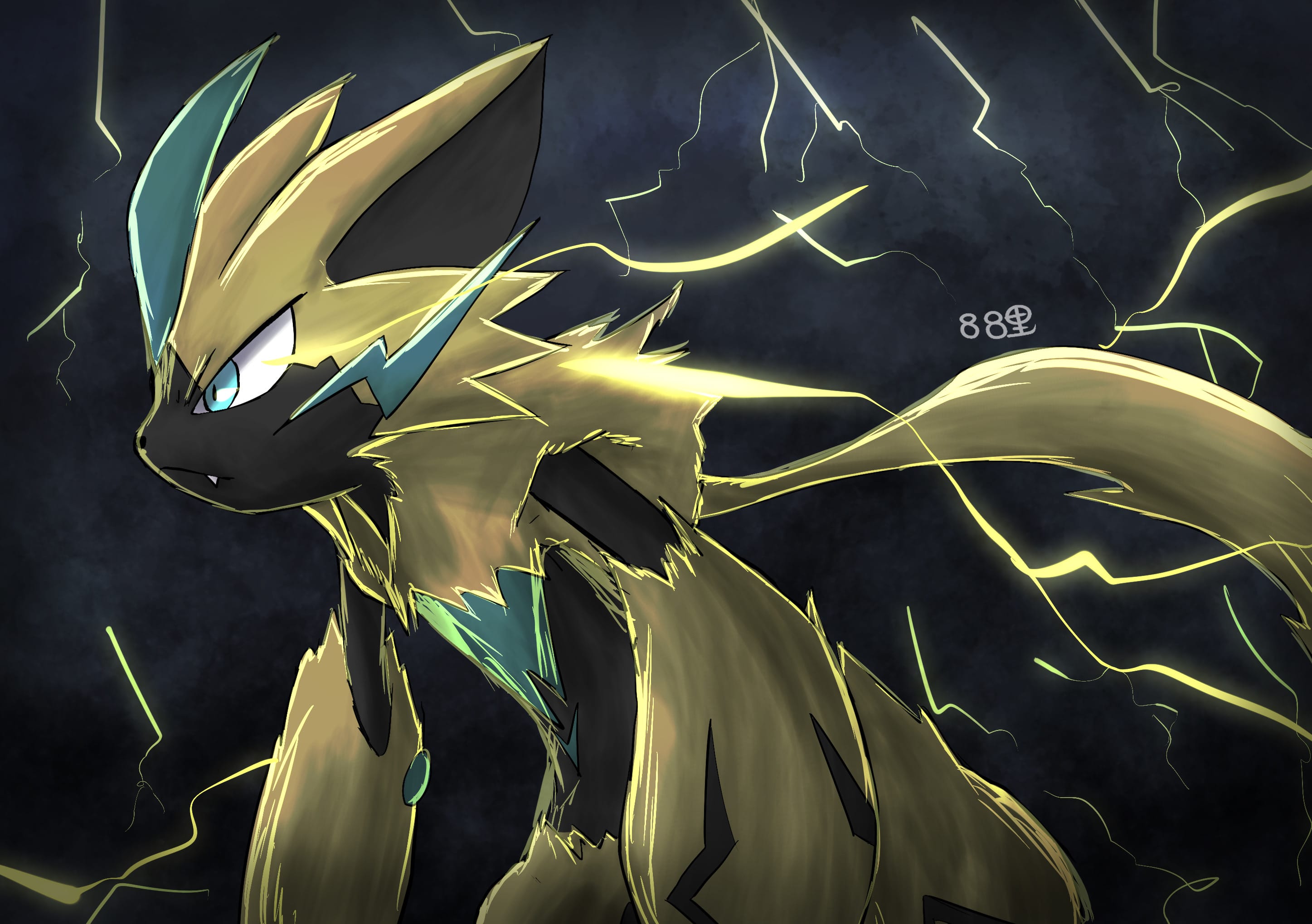 ゼラオラ 里 イラスト Art Street アートストリート