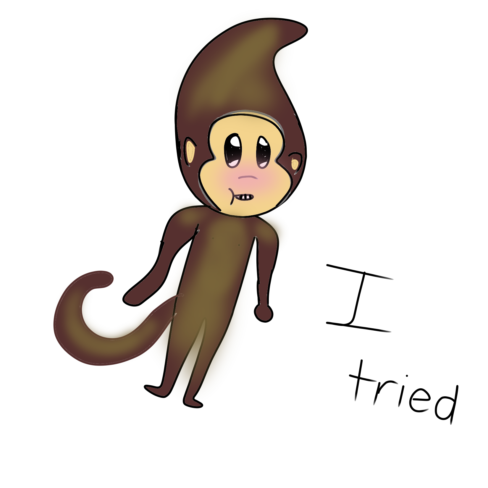 Bubble Monkey From earthbound for a request LunaWolfi Illustrations