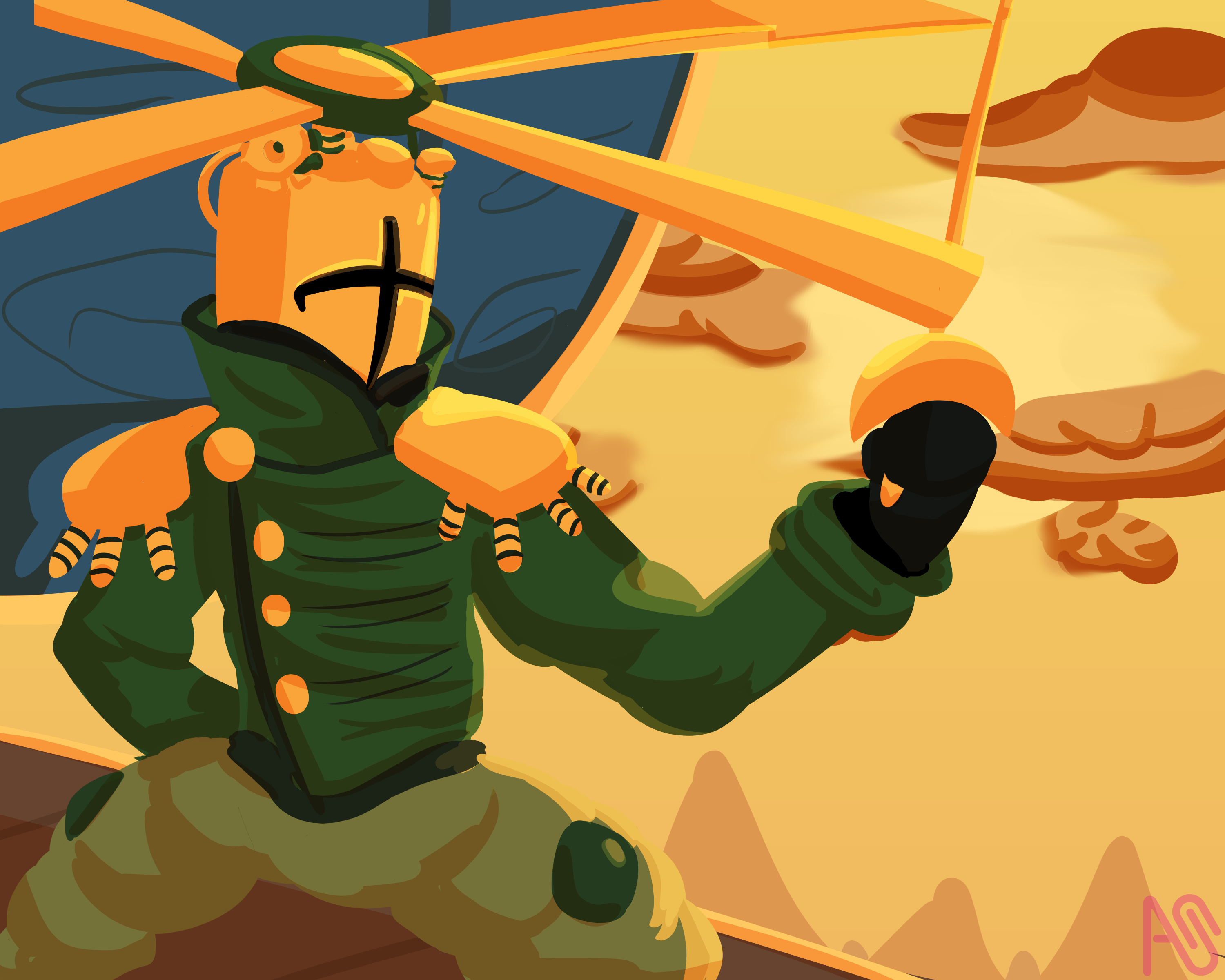 propeller knight ChubbyBlu Illustrations ART street