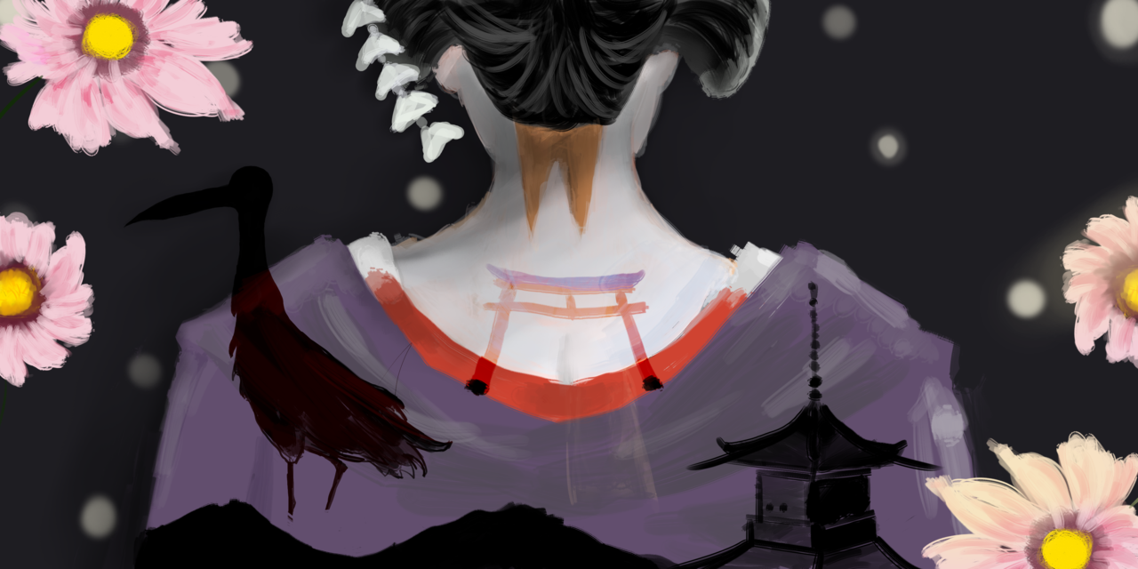 Geisha and Kyoto narauta21 - 插图 ART street
