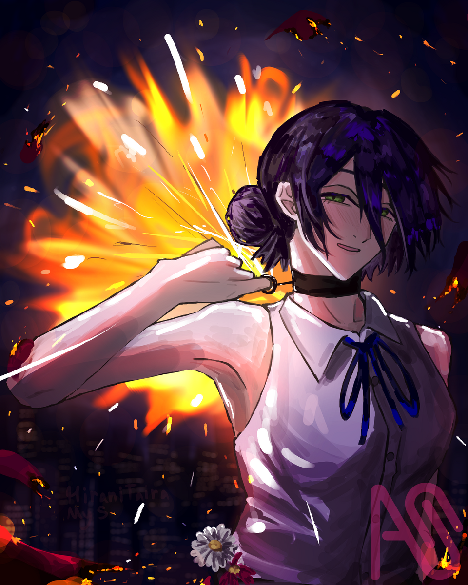 💣💣💣 Illust of Hirani fanart illustration ChainsawMan レゼ Reze