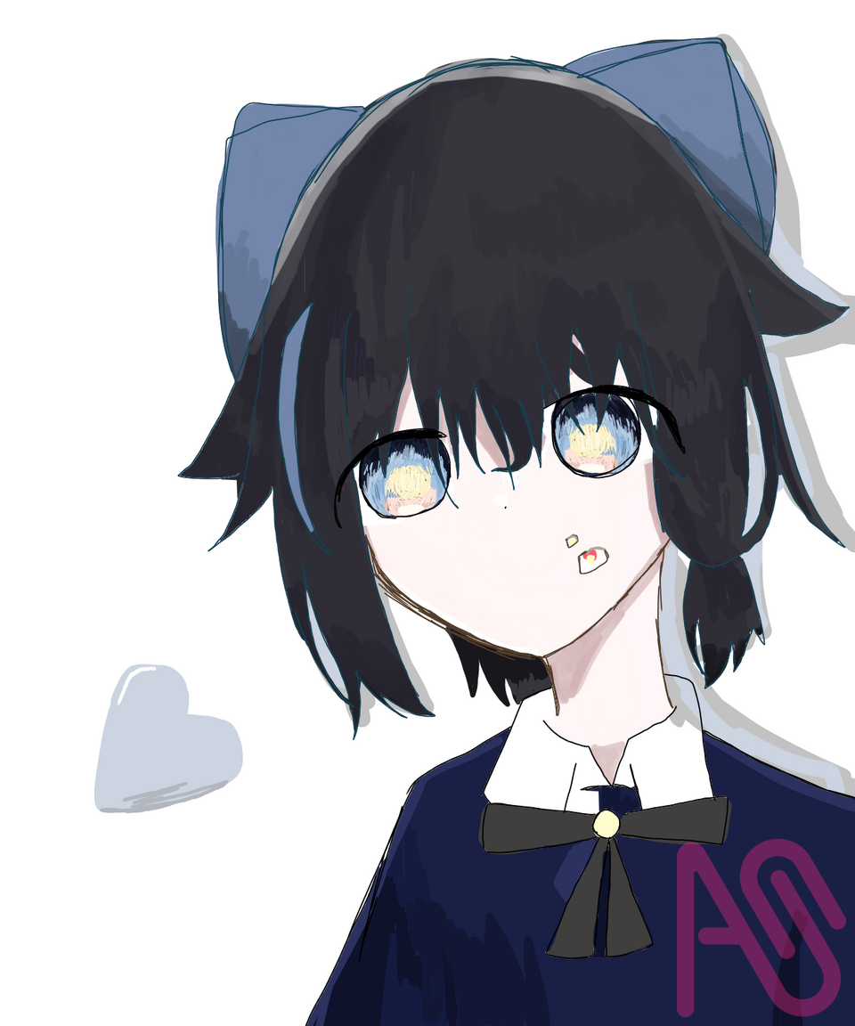 ありがどううううぅ Illust of れもんあわぁ🍎٩( ᐛ )و　X-<　꒰ 🍋 ꒱ girl 感謝 illustration cute digital kawaii 代理