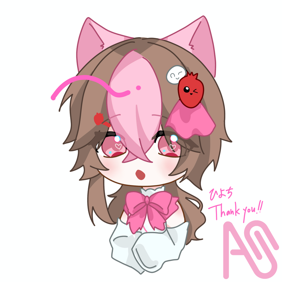 誕生日イラストお礼！① Illust of ことろ。 アニメ塗り chibi よその子 代理 ことろあーと ねこ日記