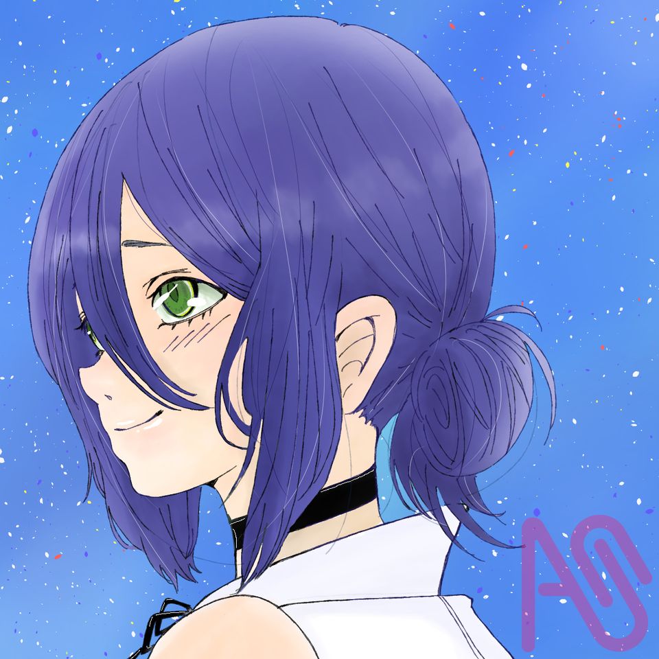 泣いた分笑ってよ Illust of coito* girl fanart anime character かっこいい kawaii ChainsawMan 似せない