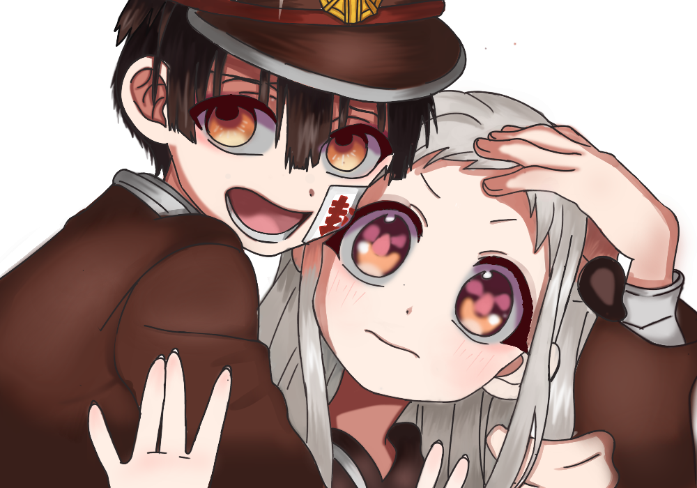 Hanako and Nene. Emaan Illustrations ART street