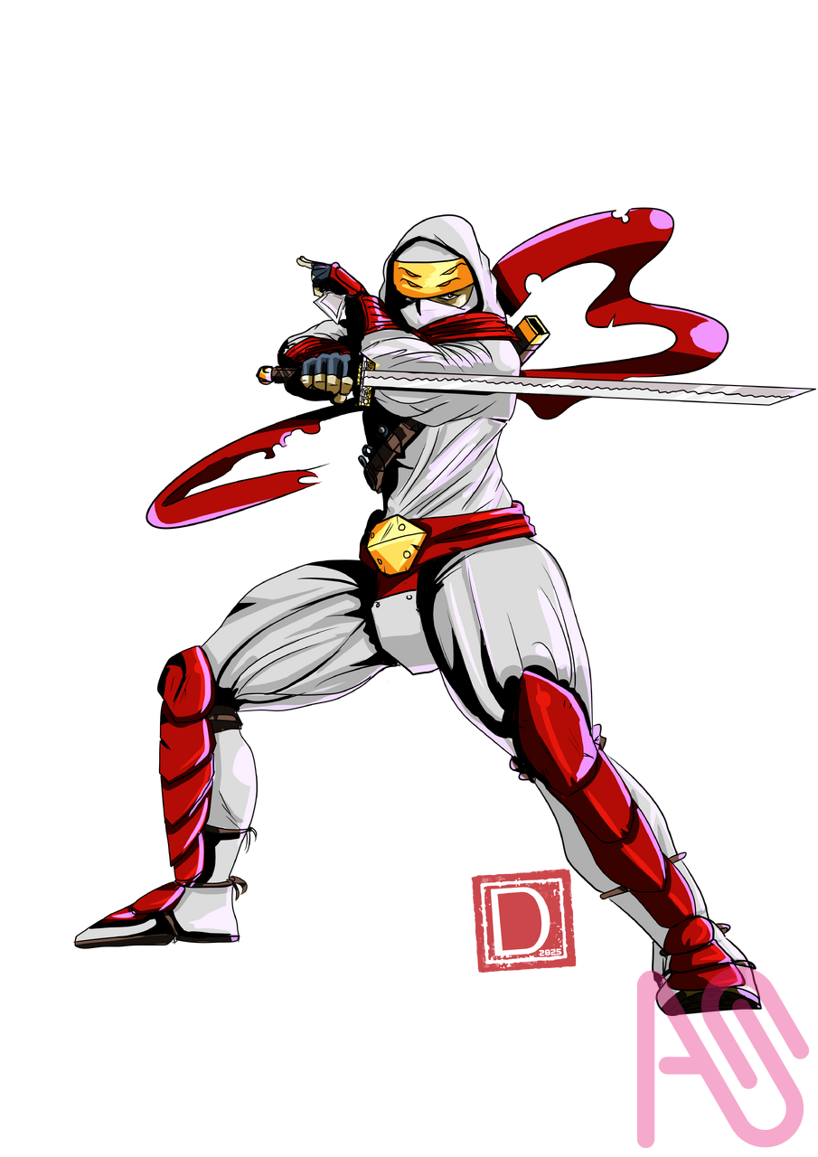 Shinobi Illust of Adhi Trahono SEGA digital ninja shinobi