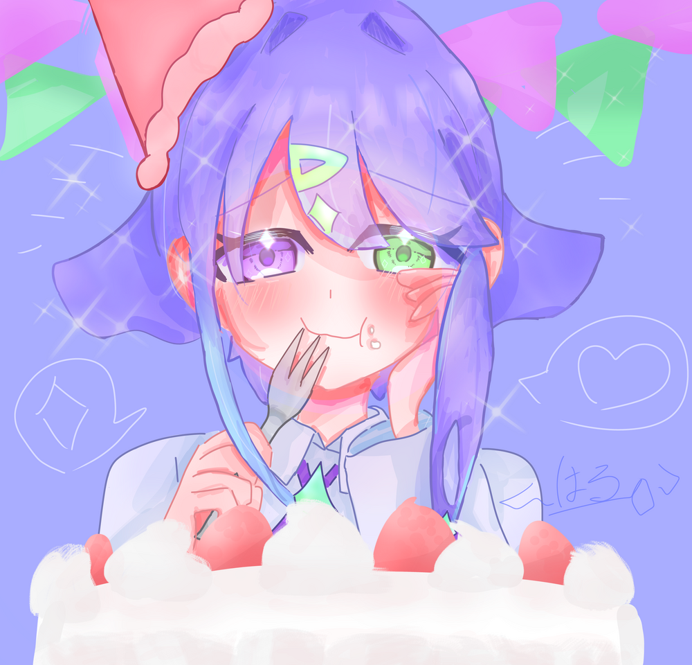 Happy Birthday僕！ Illust of 冬華はる oc birthday 代理 控えめに言って神 神絵師だｧｧｧｧ！！！ 神というのはあなた(σ≧▽≦)σ イラスト上手 これが神絵というやつ