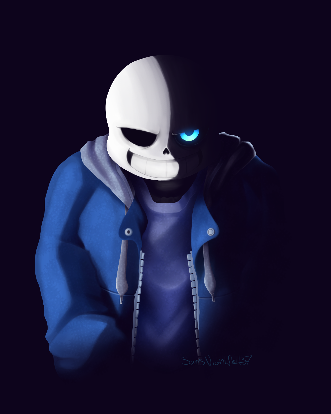 sans wallpaper SansNightfell37 - Illustrations ART street