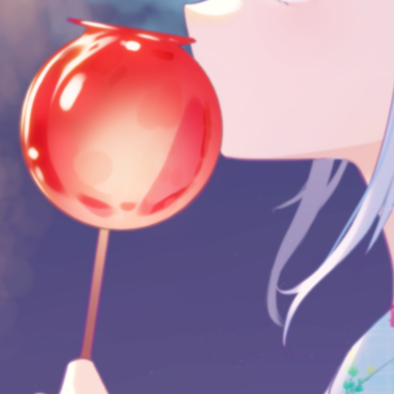 支援者イラスト Illust of 夢羽　結 girl illustration doodle 夏祭り oc kawaii 透明感 yukata virtual_YouTuber ゆめうゆい