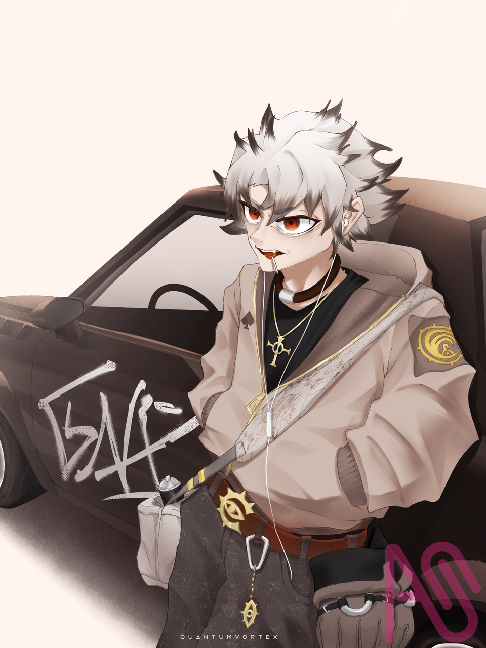 Rudo Surebrec Streetwear Illust of QuantumVortex fanart illustration digital boy animeart Gachiakuta