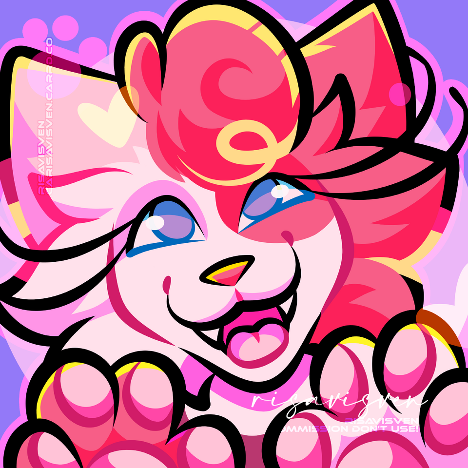 💖❤️ Paws U! ❤️💖 Illust of risavisven furry anthro Hyperpop