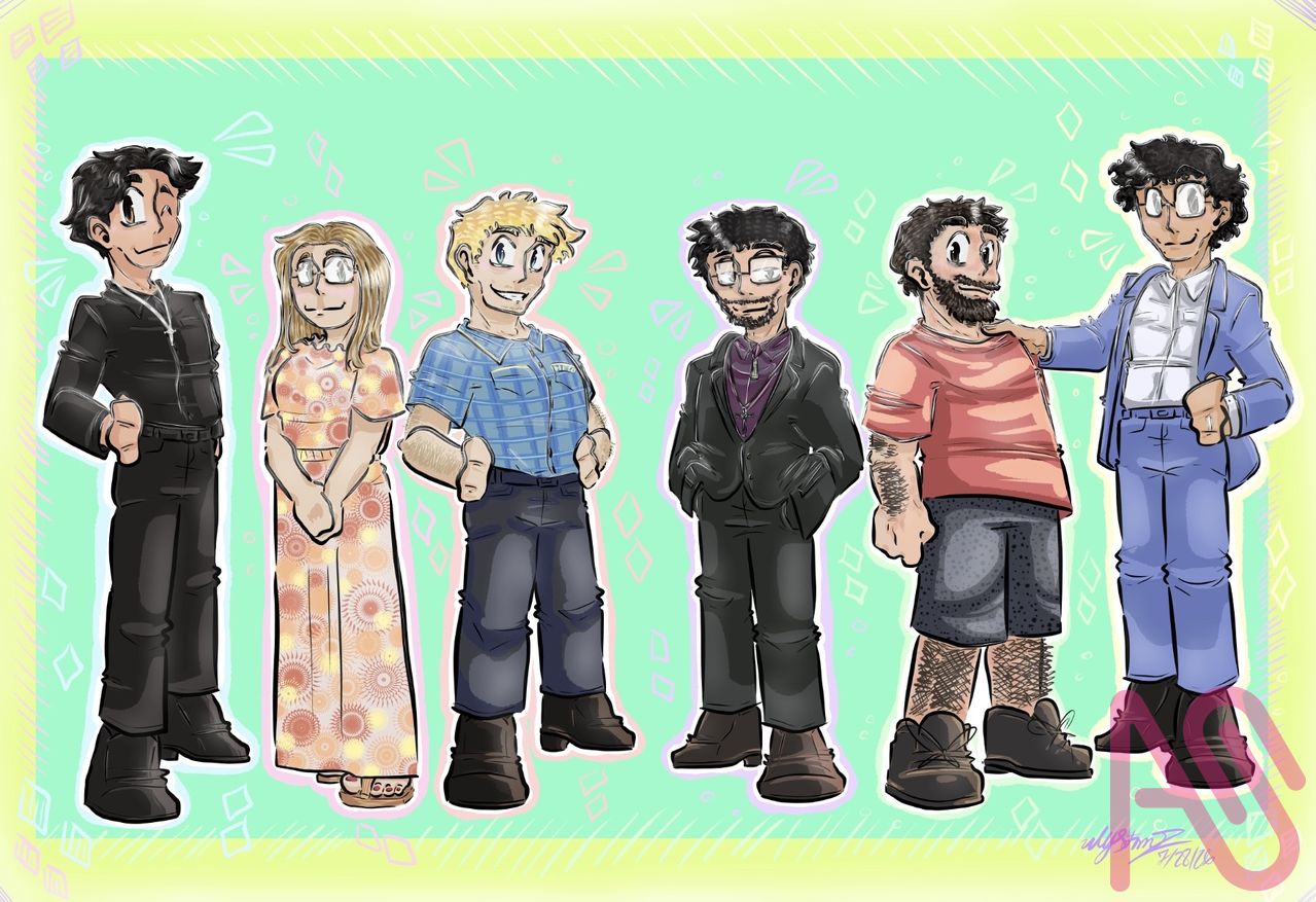 A bunch of Catholics  Illust of LKMr.Raz People medibangpaint digital Catholics