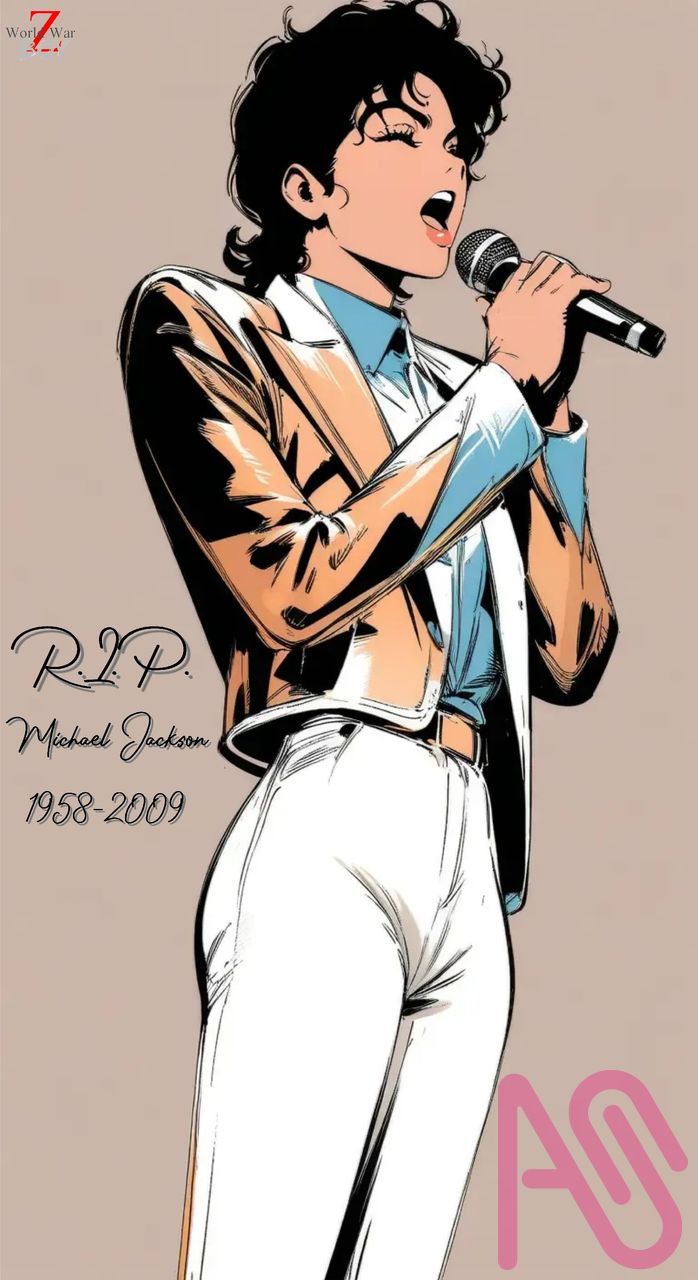 Rest in peace, Michael Jackson. Illust of WARZBOYARTWORKS music Michael Musician Michael_Jackson