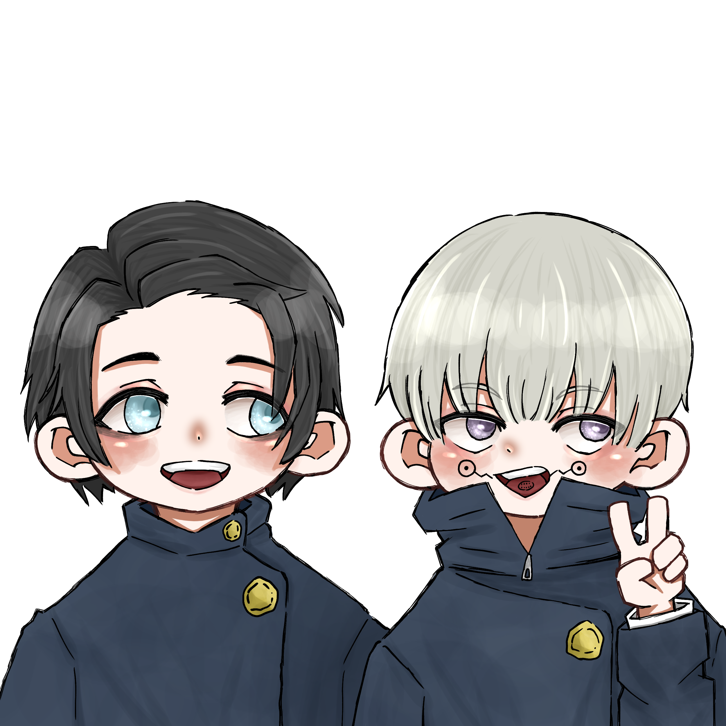 狗巻棘と乙骨憂太 りげひこ - Illustrations ART street