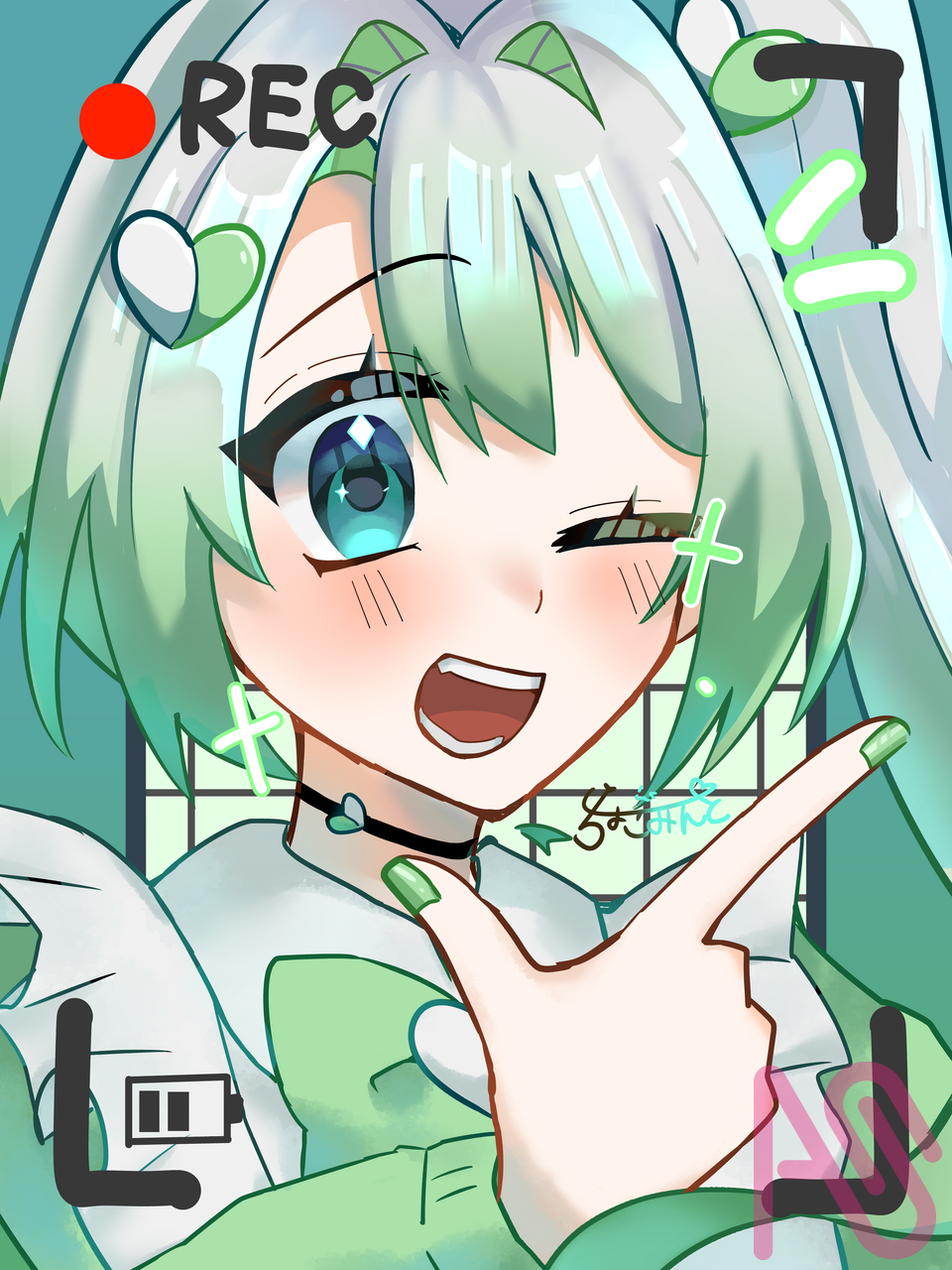 決めポーズ！✨ Illust of 🍫ちょこみんと🎀 illustration メディバンペイント よその子