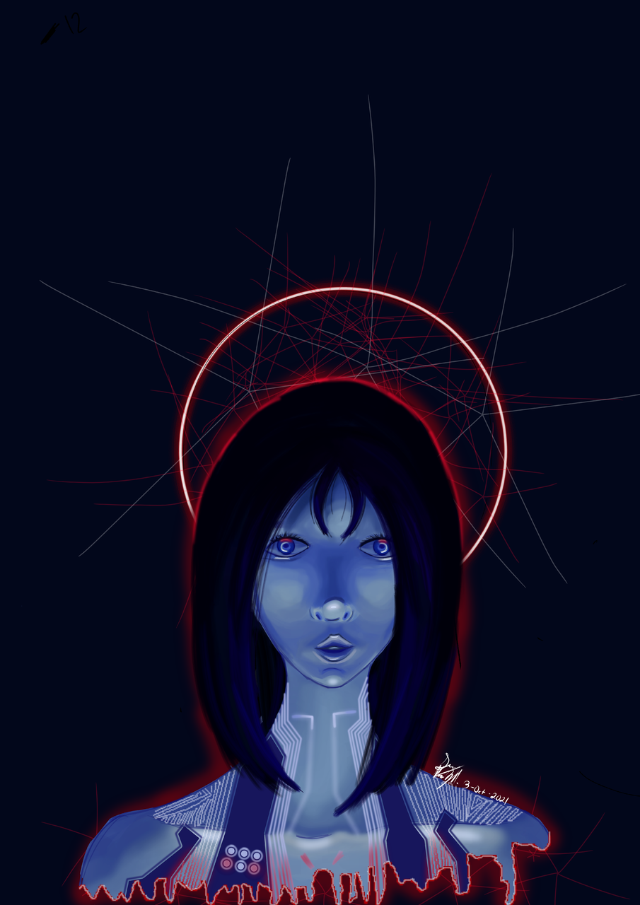 cortana kotonoha katsuta Illustrations ART street