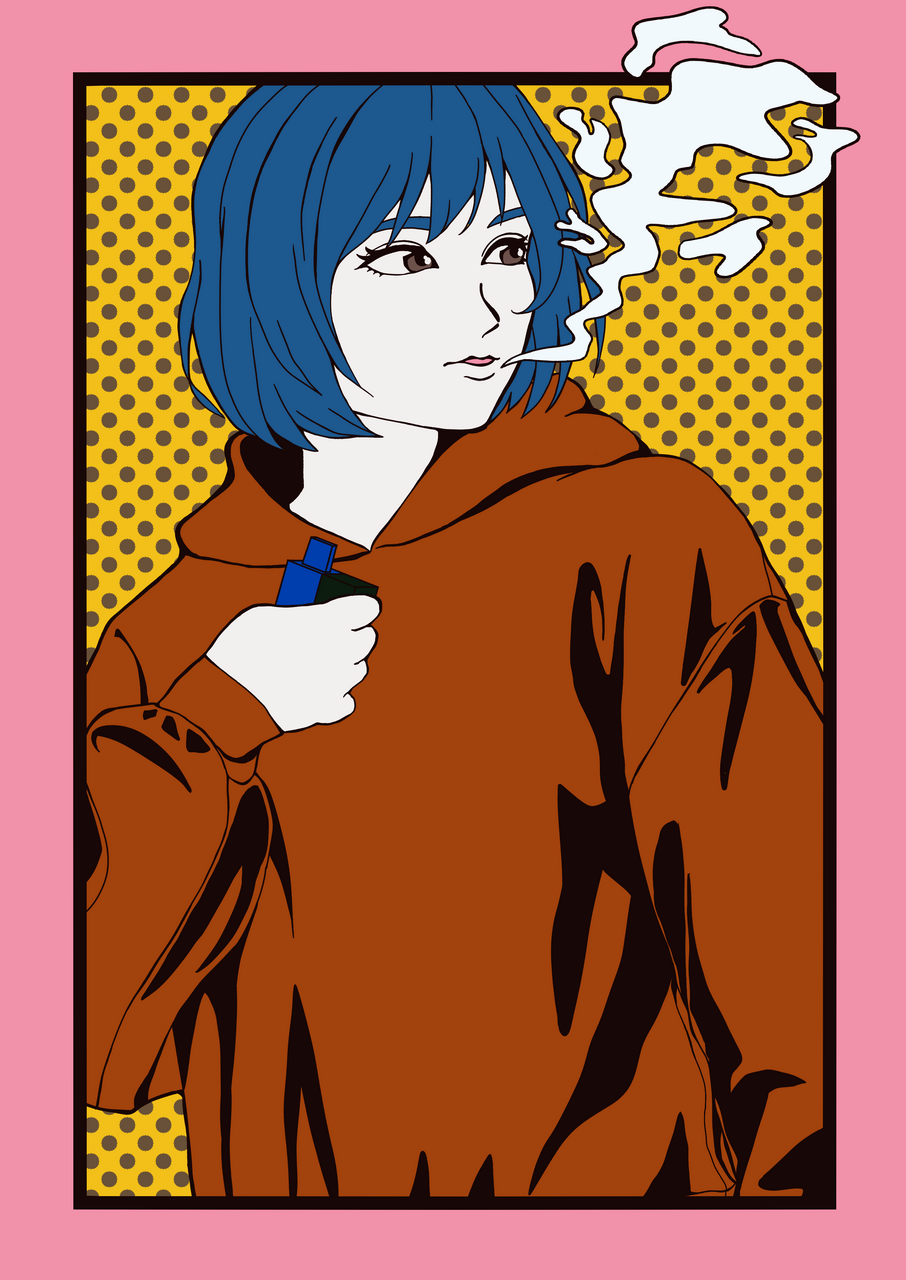 いつでもどこでもRELAX Illust of フレイア・ベアトリス RELXIllustrationContest2025 female illustration hoodie medibangpaint 女性イラスト クール女子