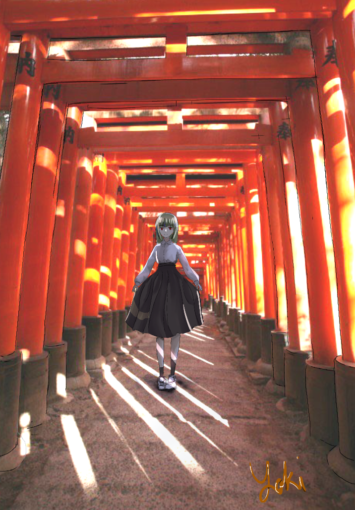Kyoto Japan Kanade Chan イラスト Art Street アートストリート