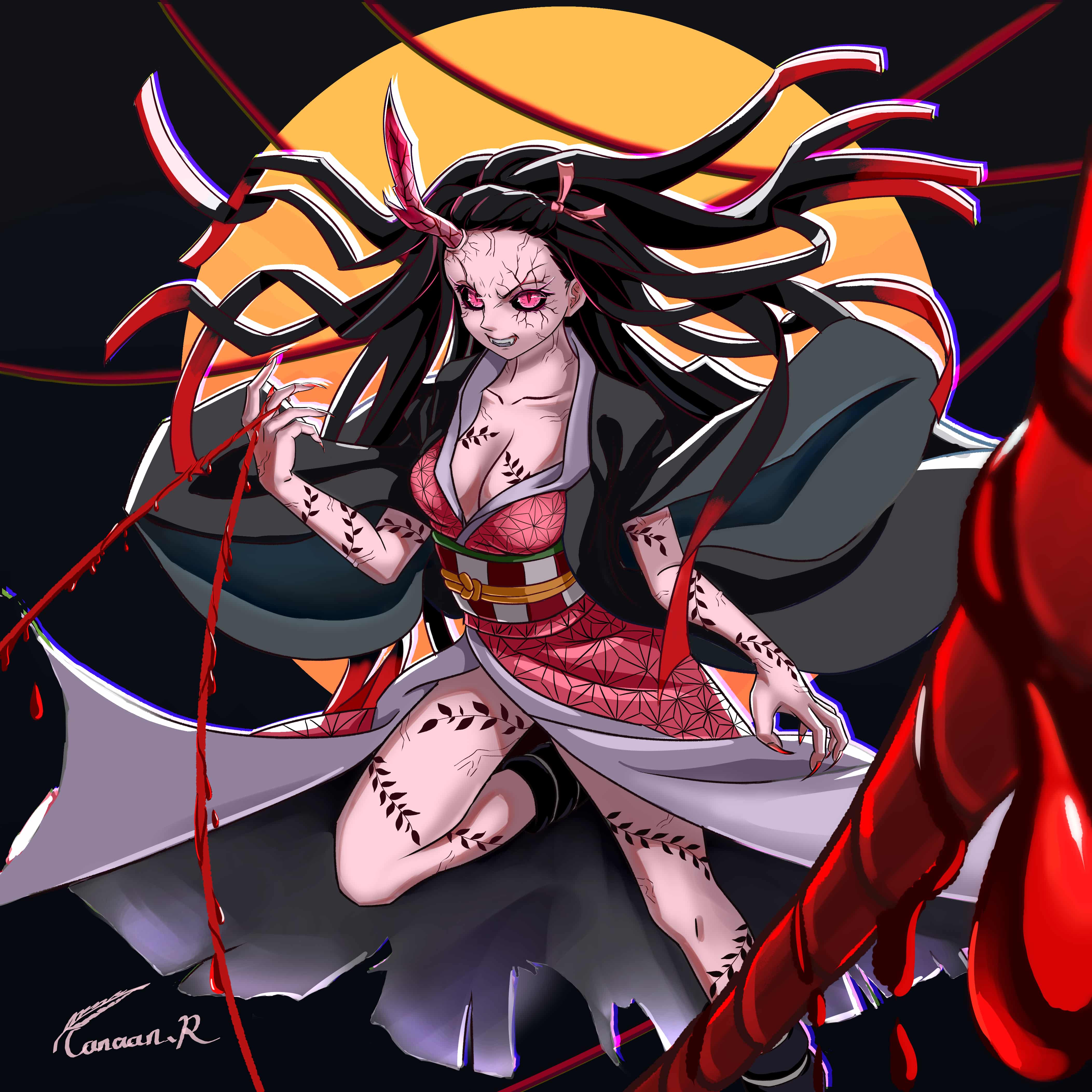 鬼化のネズコちゃん Canaan.R - Illustrations ART street