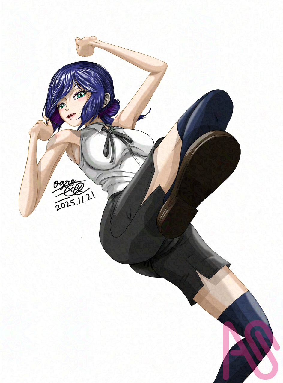 レゼ（REZE） Illust of 大賀　三芭図（tachibanafactory） fanfic girl fanart ChainsawMan レゼ Reze チェンソーマンレゼ 絵描きさんフォロバ100 秋の創作クラスタフォロー祭り