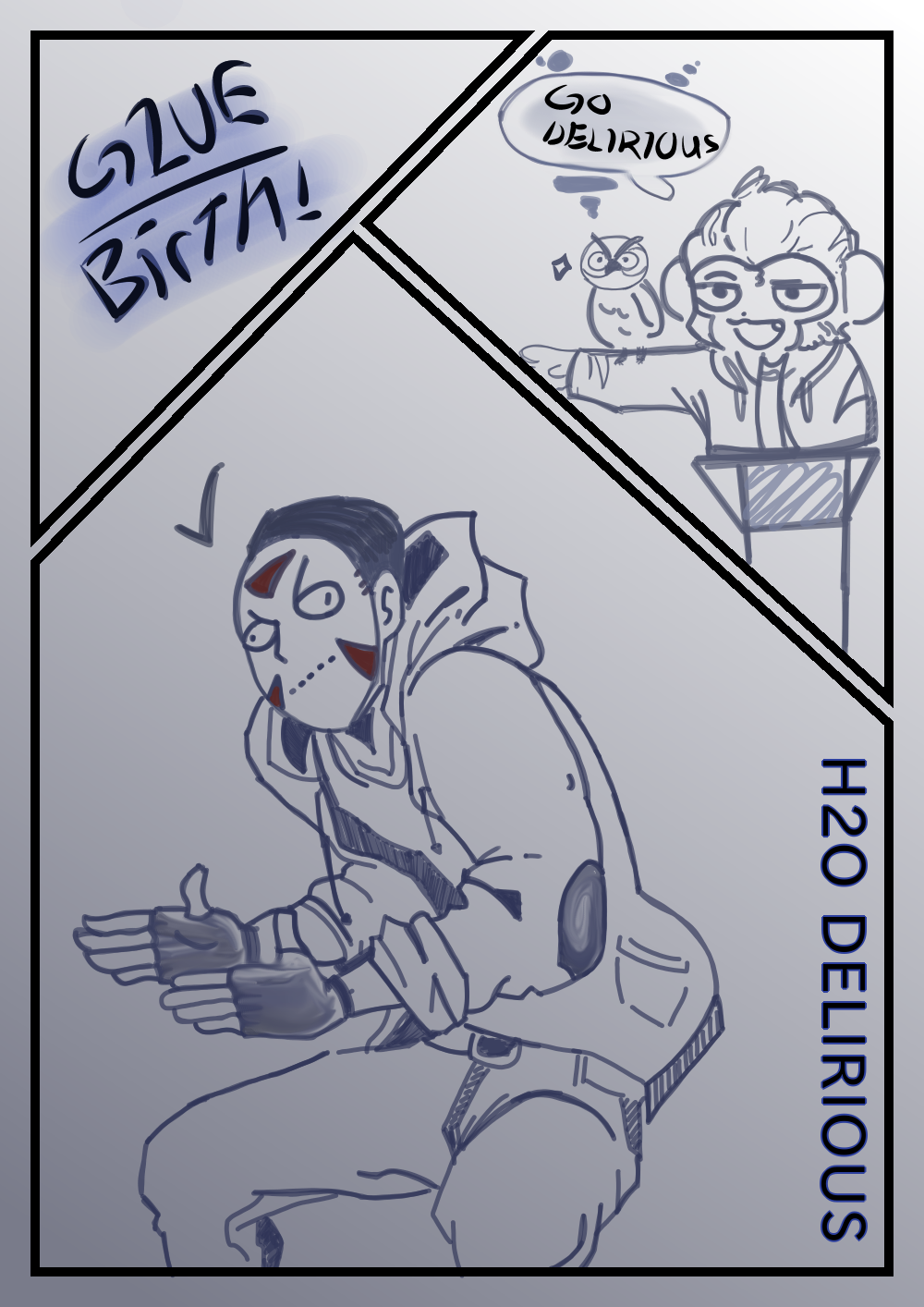 GIVE BIRTH! hi I'm new 3 just created smt Flappy_Whale 🐳 Illustrations ART street