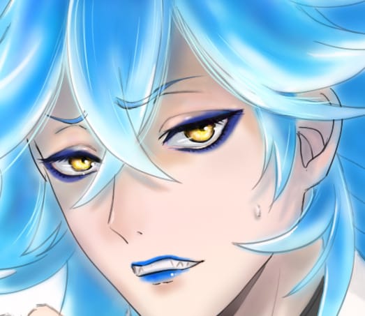 イデアの顔アップ 紫陽花フフリ Agisai Huhuli イラスト Art Street アートストリート イデアの顔アップ 紫陽花フフリ Agisai Huhuli イラスト Art Street アートストリート