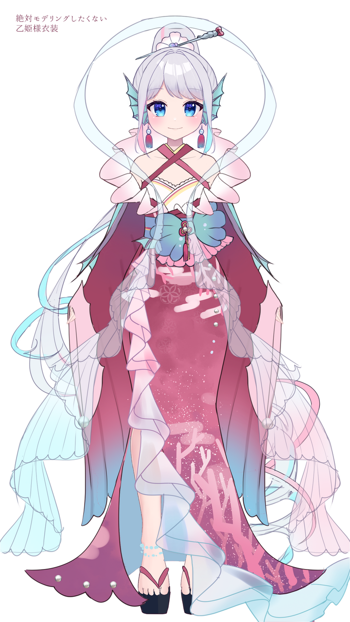 デザイン企画やってます Illust of 夢羽　結 girl illustration doodle original oc kawaii colorful 透明感 virtual_YouTuber ゆめうゆい