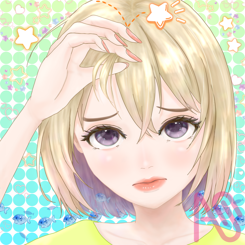 前髪の　治安悪くて　どうしよう Illust of あやち 〜ayachi〜 cat girl illustration kawaii