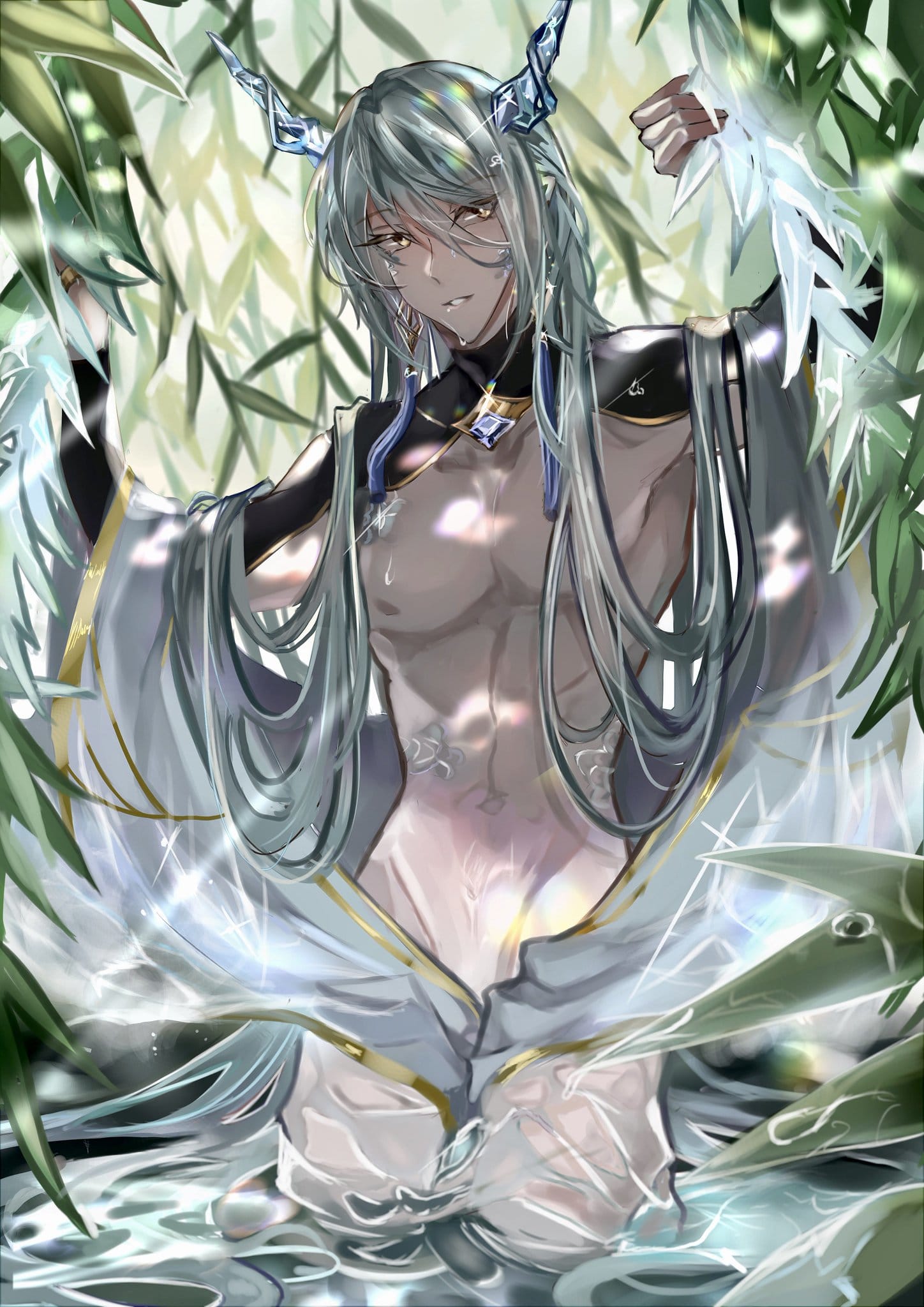龍の水浴び Kome イラスト Art Street アートストリート