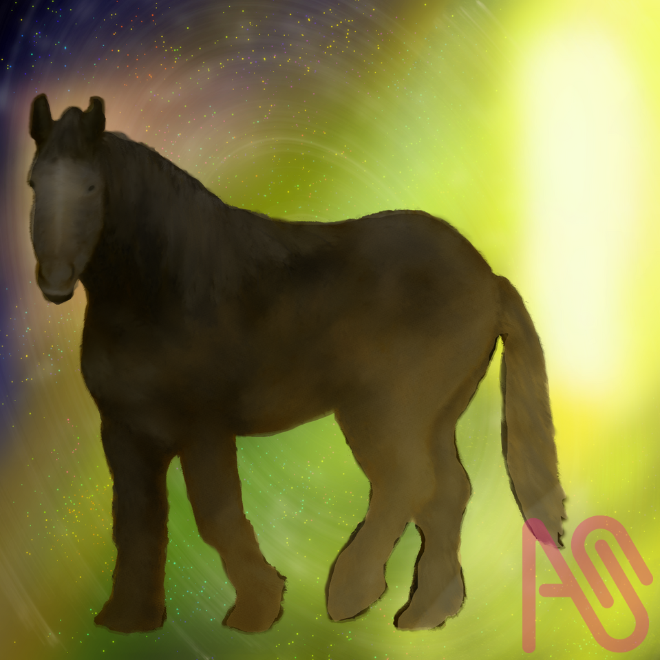 馬搬(ばはん) Illust of oku animal 模写 Horse