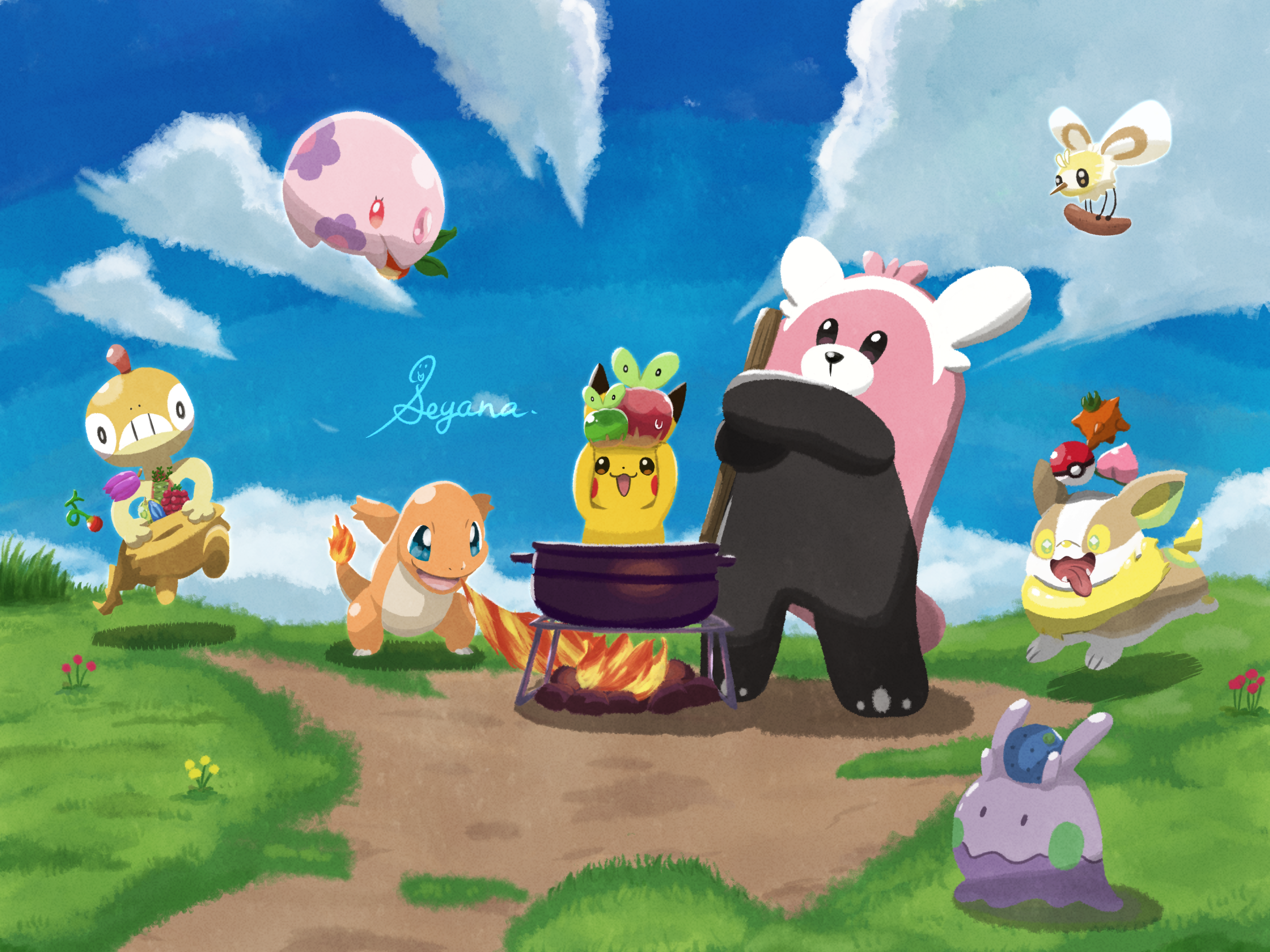 みんなでカレー作り Seya67 イラスト Art Street アートストリート