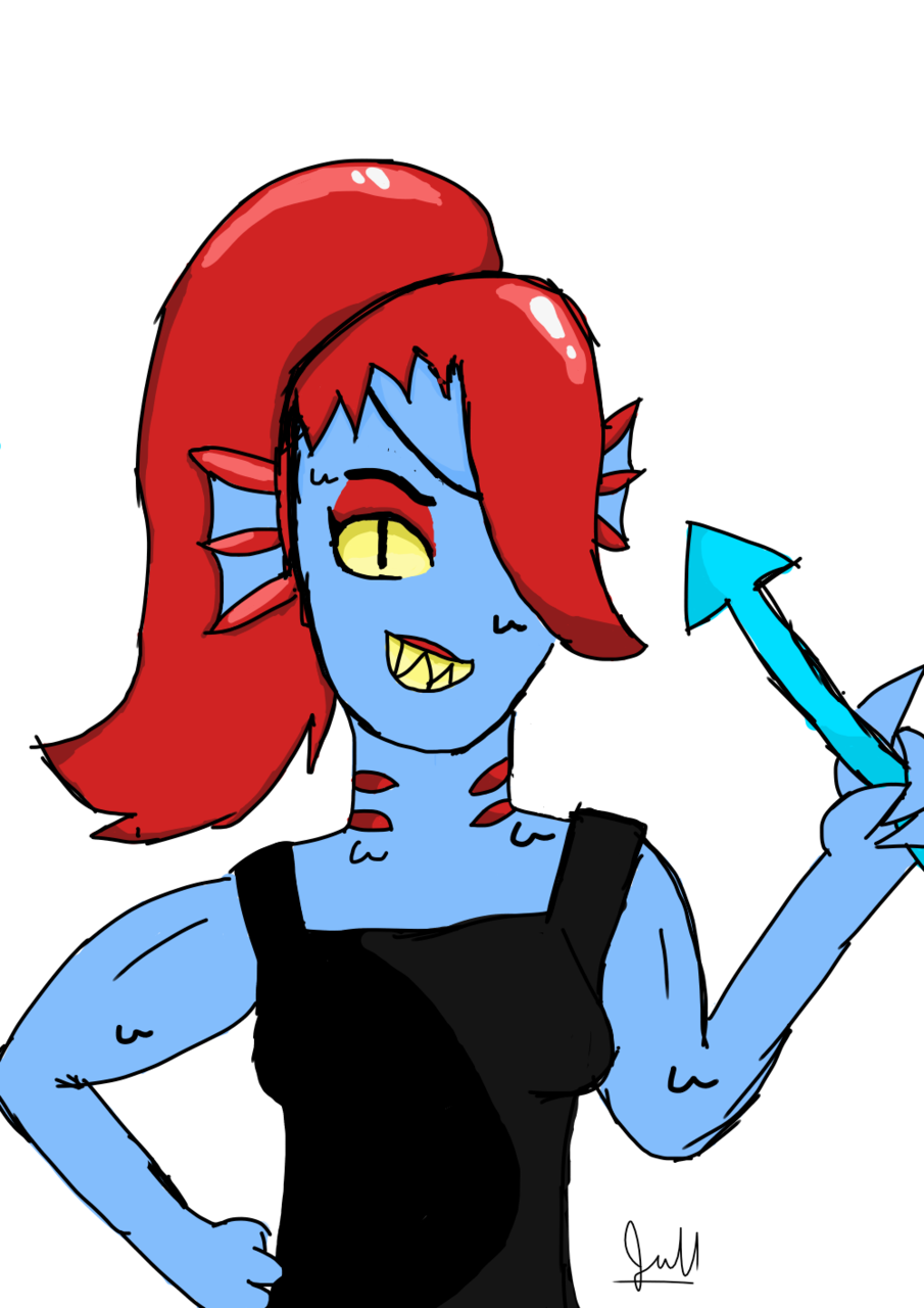 Undyne Undertale Drawingwithdreams イラスト Art Street アートストリート