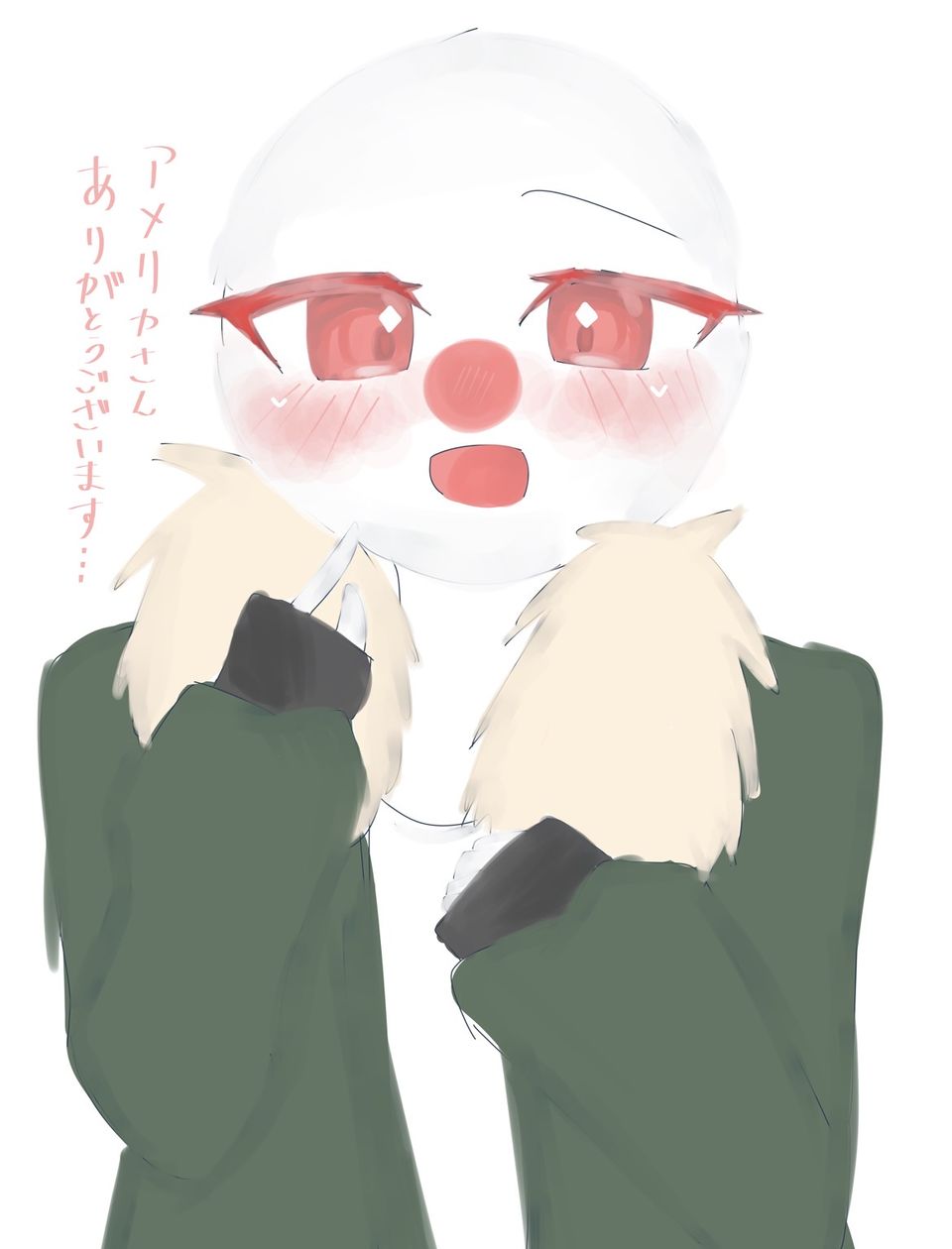 日アメ Illust of 猫宮美久璃／미쿠리  🤍🫧🩵 illustration cute アメリカ 日本 Countryhumans カンヒュ 日アメ