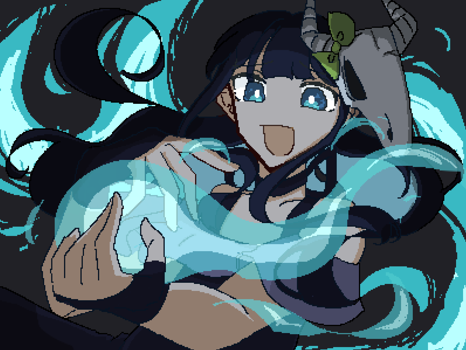 ドット絵めめさん 海老天 - Illustrations ART street 