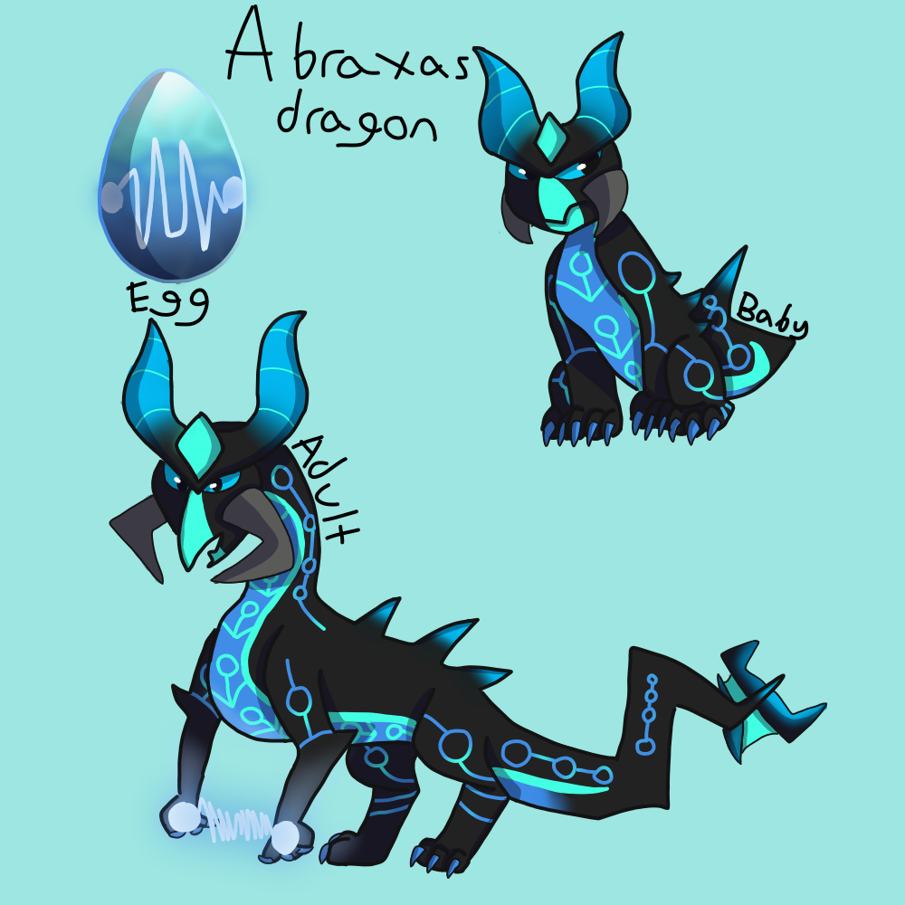 Abraxas dragon Sunny 插图 ART street