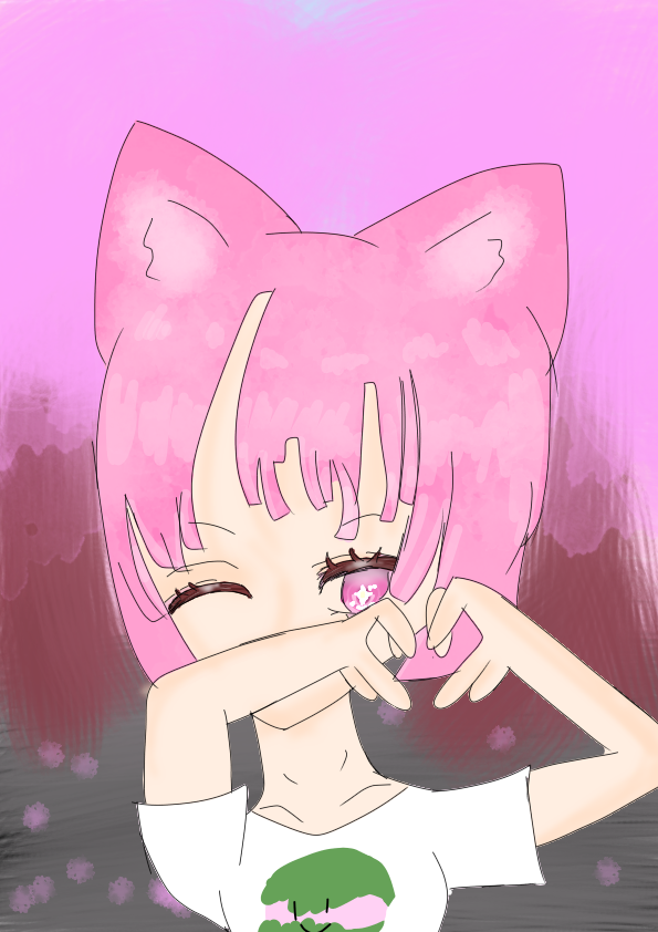 さくらもちゃへ　ファンアートです Illust of バナナ medibangpaint fanart さくらもち さくやもちゃーと よそのそ