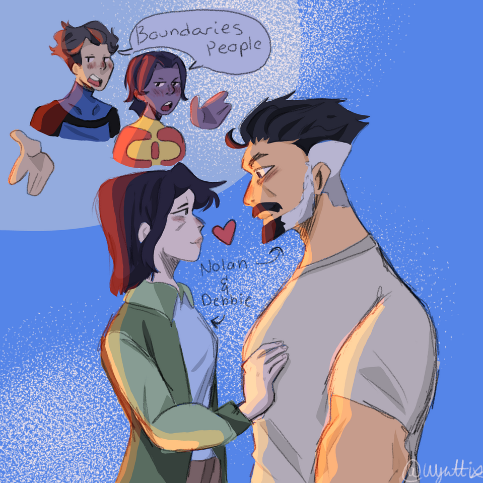 debbie and nolan invincible Illust of Wyattix medibangpaint